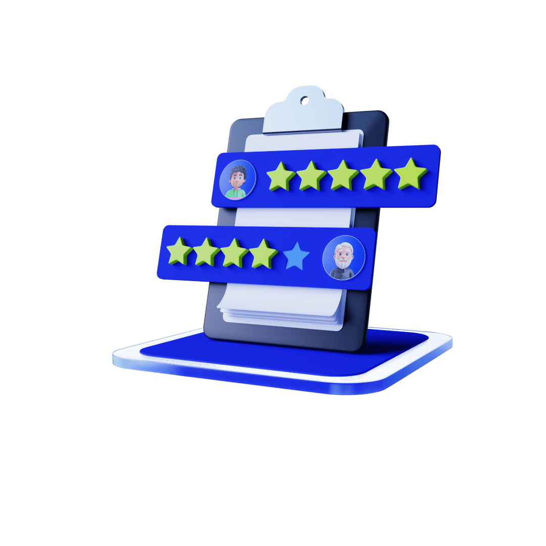 The digital illustration showing the importance of customer trust.
