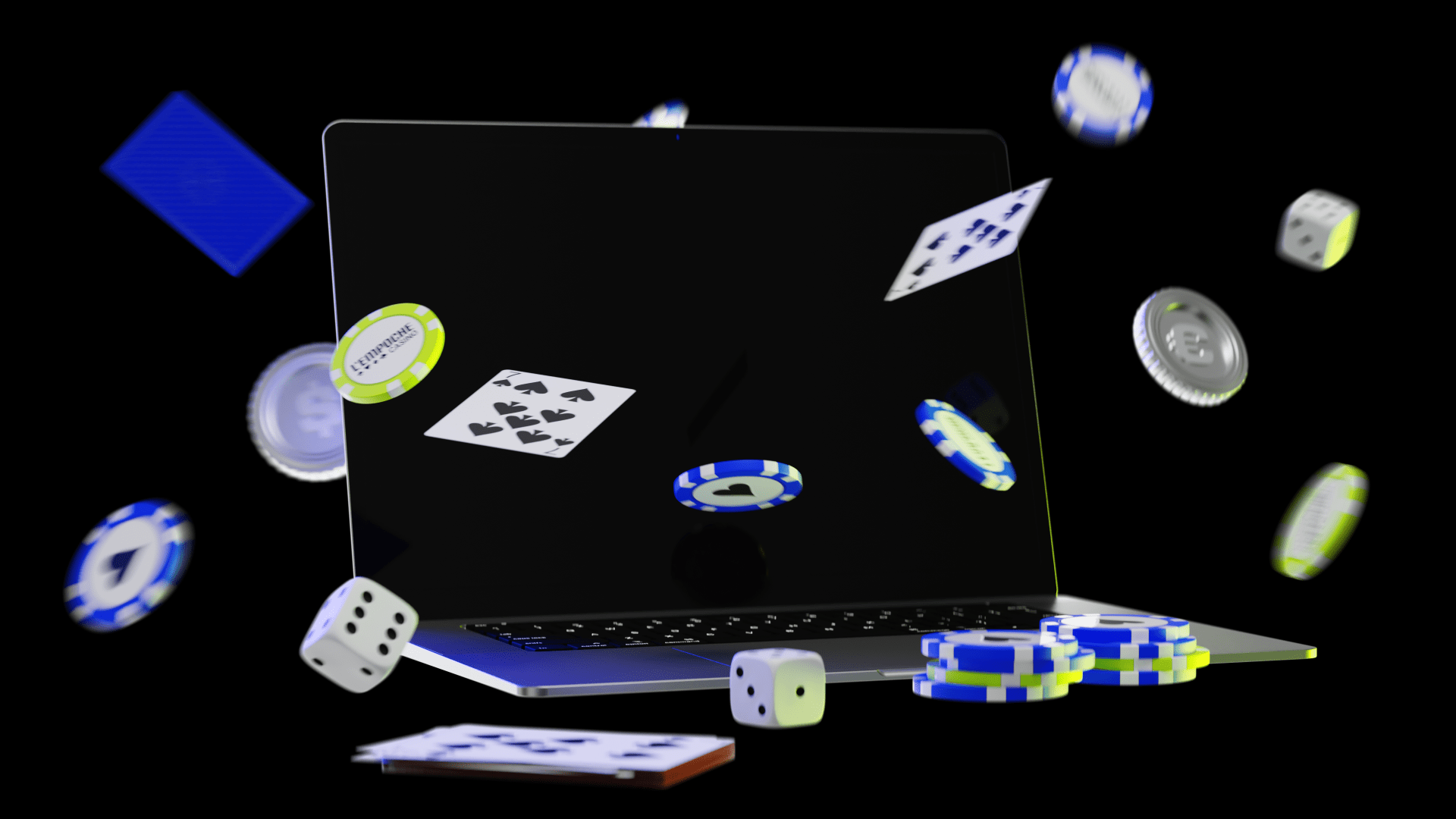 Graph showing the growth of the global online gambling market.