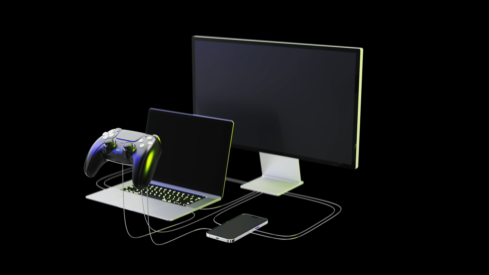 Image showing seamless gaming experience across desktop, tablet, and smartphone.