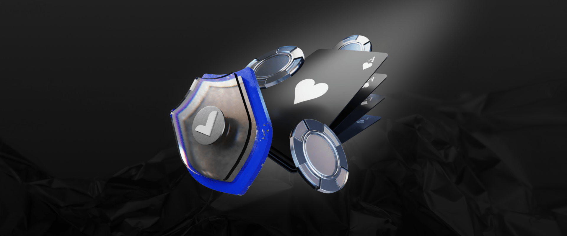 A shield representing security and three stacked playing cards, symbolizing PayDo's focus on secure payment solutions.